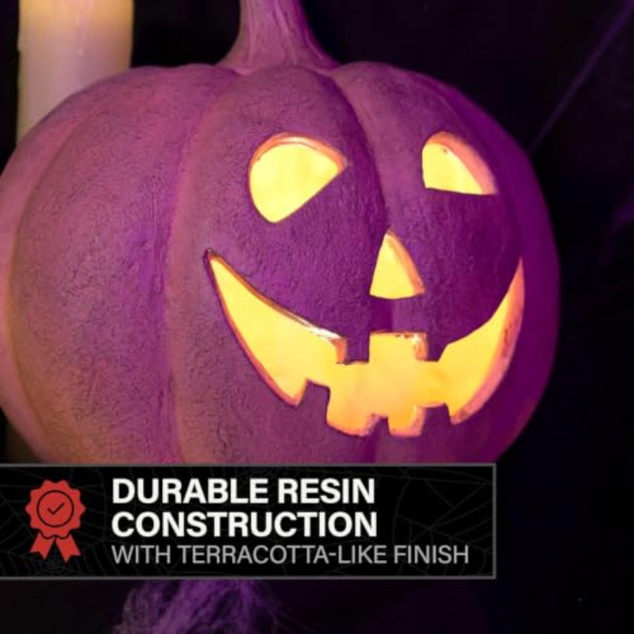 3-Piece Spooky Lighted LED Jac - Orange Lighting Decor review and price
