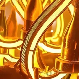 Iron Art LED Light Up Wine Bot - Up Lighting Decor review and price