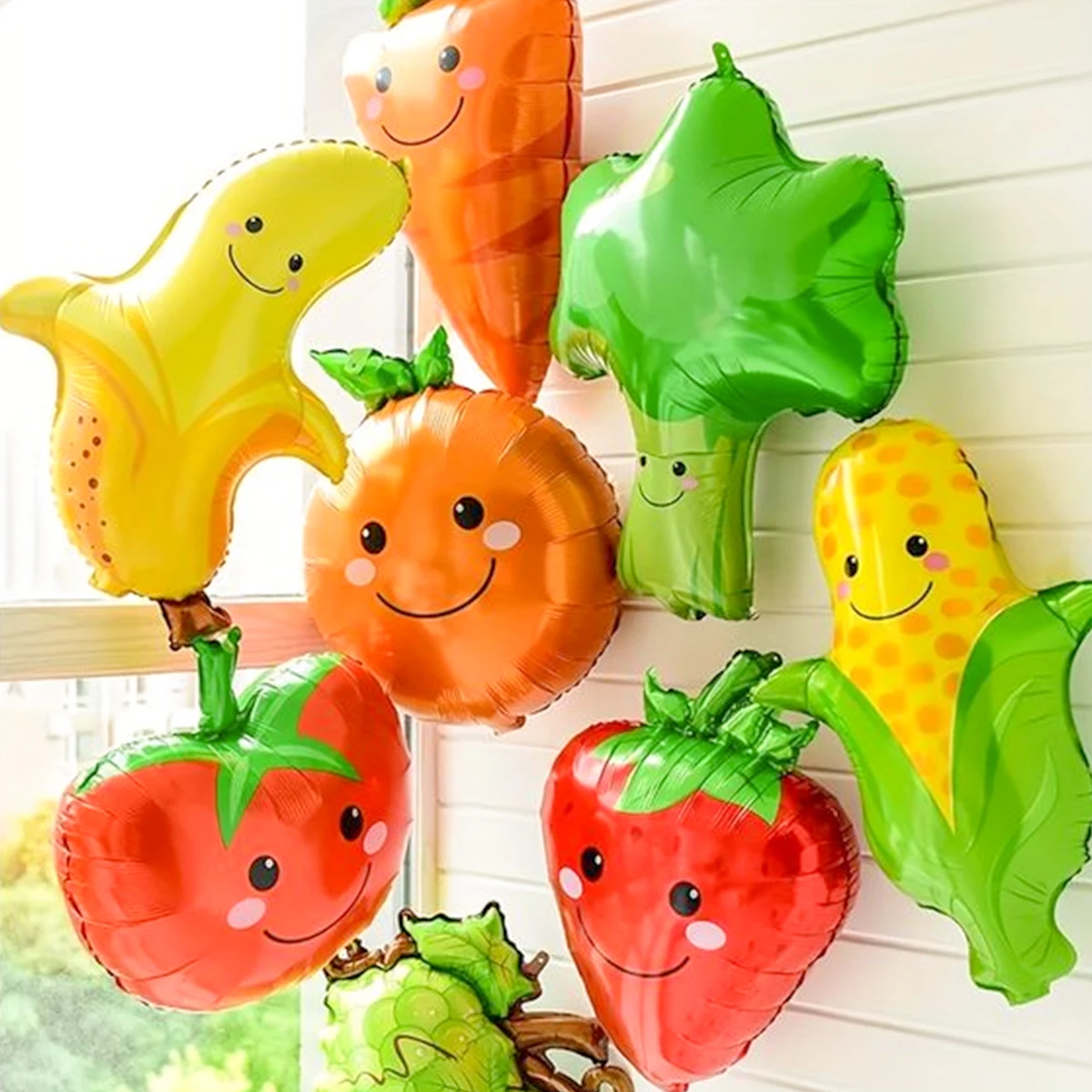 7pcs Fruit Vegetable Themed Ba - Orange Lighting Decor review and price
