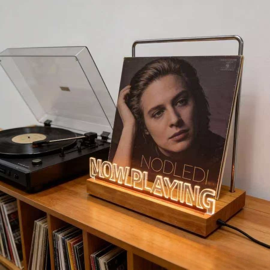 Light Up Vinyl Record Display  - Lighting Decoration Stand review and price