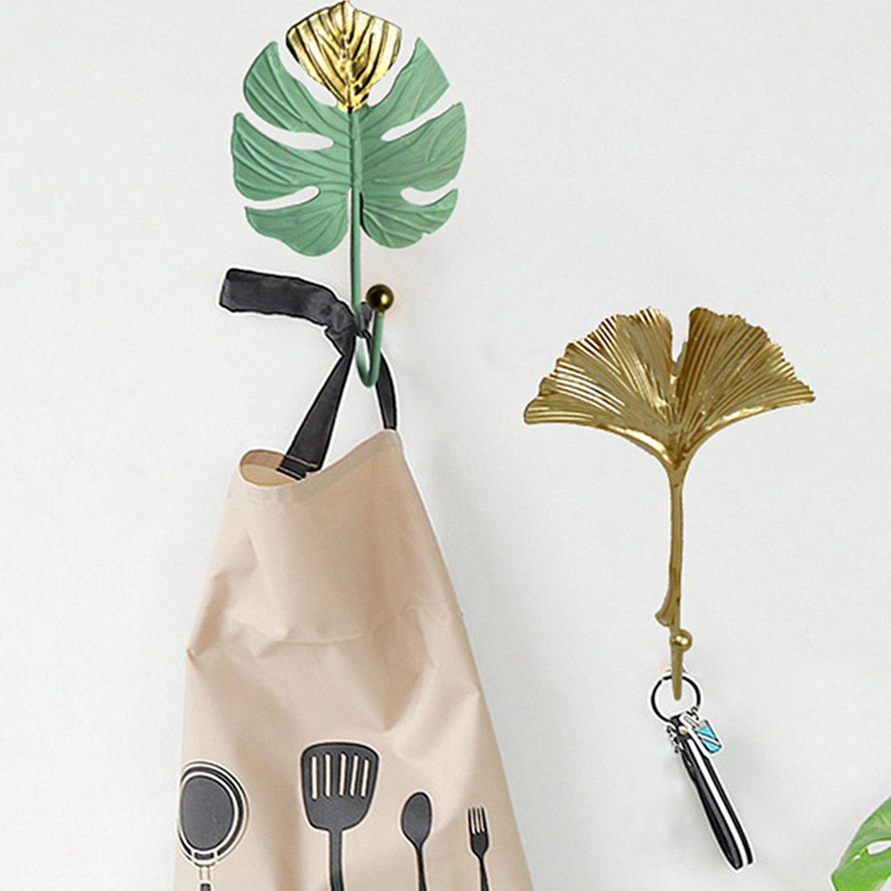 3Pcs Mini Leaf Shape Wall Hook - Office Lighting Decor review and price