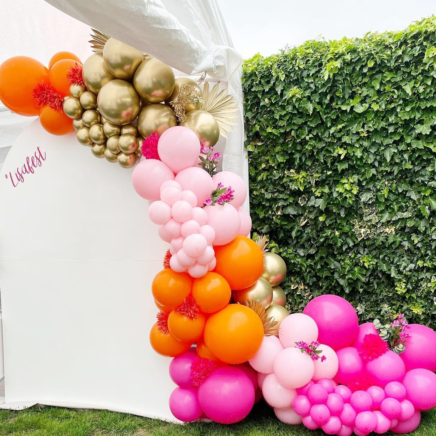 89Pcs  Hot Pink Orange Metalli - Orange Lighting Decor review and price