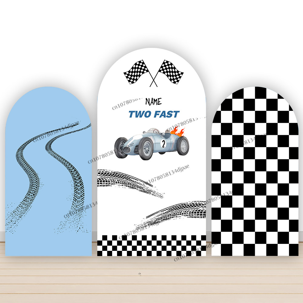 Two Fast Racing Car Backdrop A - Lighting Mcqueen Birthday Decor review and price