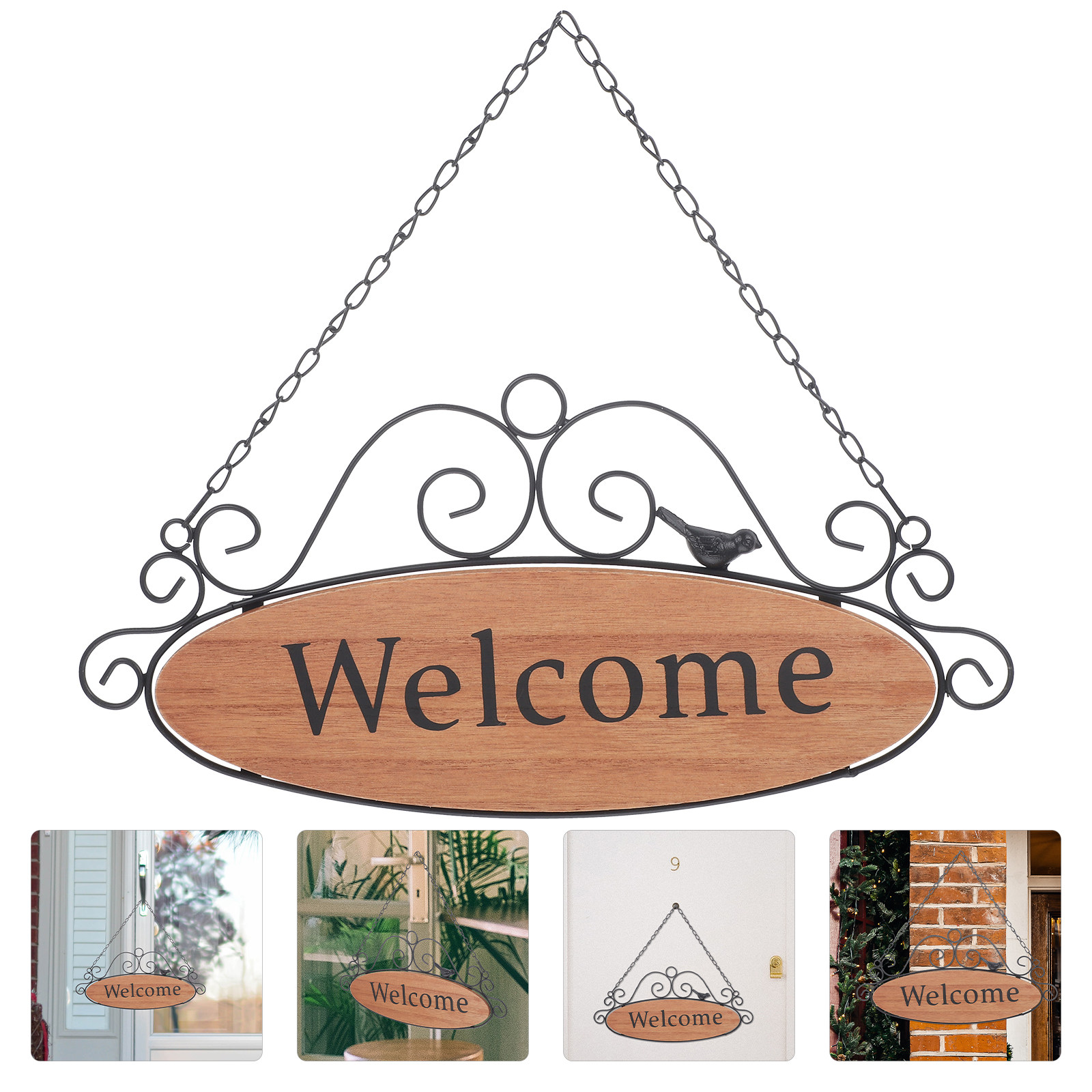 1Pcs Welcome Sign Door Hanger  - Restaurant Lighting Decoration review and price