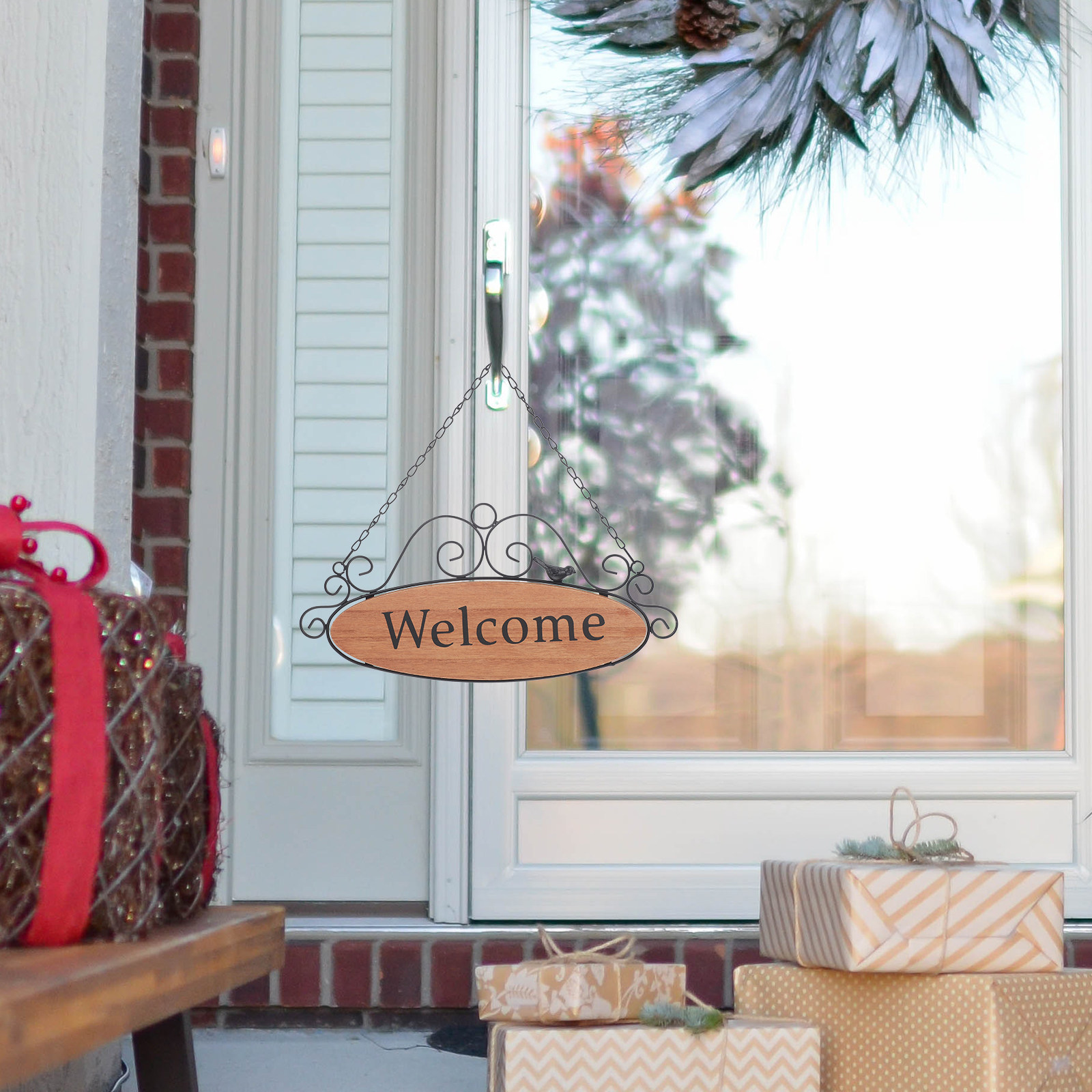 1Pcs Welcome Sign Door Hanger  - Restaurant Lighting Decoration review and price