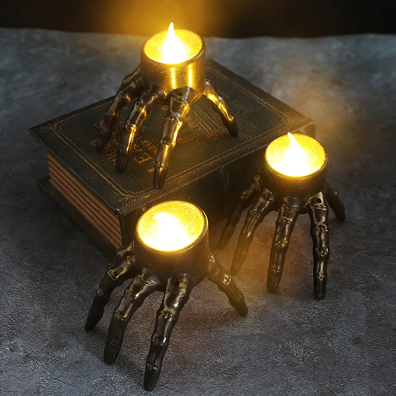 Halloween Break The Arm Skull  - Orange Lighting Decor review and price