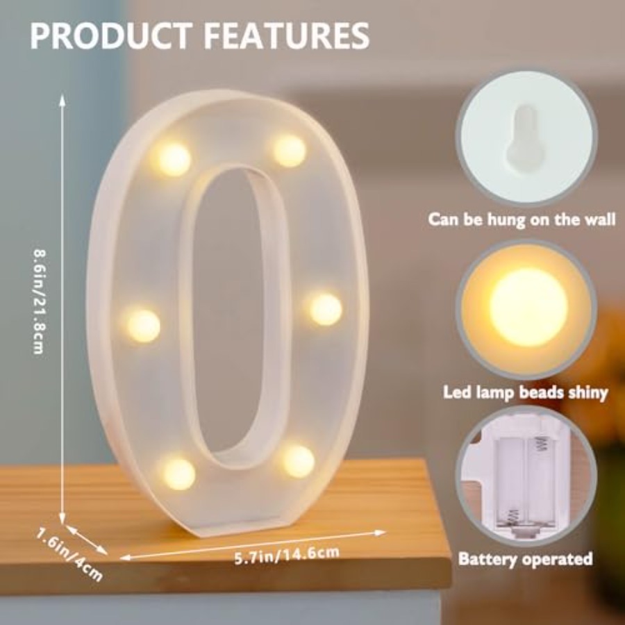 LED Marquee Numbers, 0-9 Light - Light Up Letters Marquee review and price