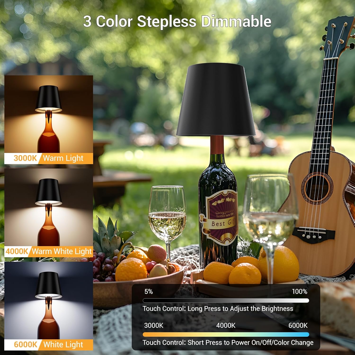 New Wine Bottle LED Lamp Deskt - Colour Changing Bulb review and price