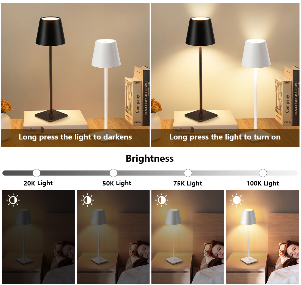 LED Rechargeable Desk Light Wi - Lighting Decor For Bedroom review and price