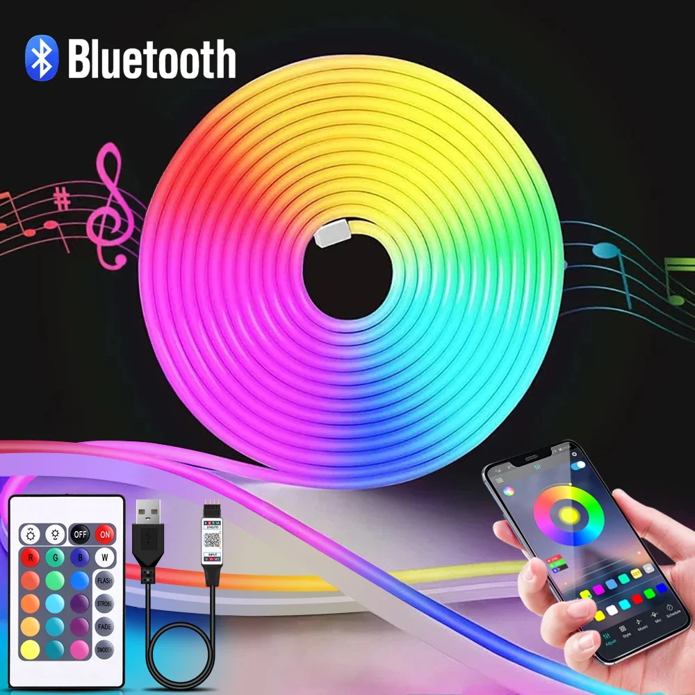 1-5m RGB LED Neon Strip Light  - Lighting Decoration Ideas review and price